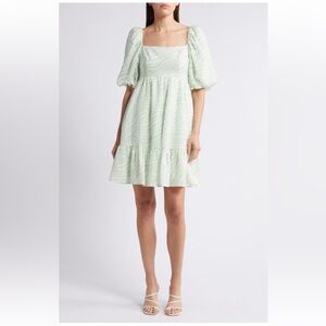 Nordstrom - Chelsea28 Puff Sleeve Babydoll Dress